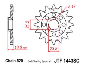 retezove kolecko 14 zubu 520 self cleaning lightweight 548fbf54b2e8b1f53b6e456745a26c61 pCrypt