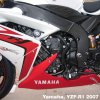 Yamaha sada krytů motoru GB Racing EC-R1-2007-SET-GBR