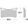 585SFP přední brzdové destičky AP-Racing