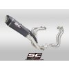 0030585 4 2 1 titanium full exhaust system with sc1 r carbon exhaust 250 mm