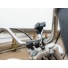 Chromovaný hliníkový držák mobilního telefonu na řídítka o větším průměru Quad Lock® Pro Large