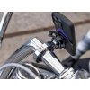 Chromovaný hliníkový držák mobilního telefonu na řídítka o větším průměru Quad Lock® Pro Large