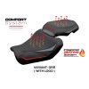 Vyhřívaný potah sedla Yamaha Tracer 9 / 9 GT (25-26) model Ness Heating Comfort (potah sedla s logem GRR (grey-red))