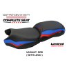 Kompletní sedlo BMW R 1250 GS 19-23 Paphos Comfort snížené (potah sedla s logem RDB (red-blue))