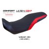 Potah sedla Honda Transalp 750 (23-25) model Malmo Ultragrip Comfort (potah sedla bez loga 3RD (red))