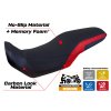 Potah sedla Honda Transalp 750 (23-25) model Malmo Ultragrip Comfort (potah sedla bez loga 3RD (red))