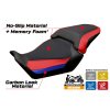 Potah sedla Honda CBR 650 R (24-25) model Mali Comfort (potah sedla bez loga RDB (red-blue))