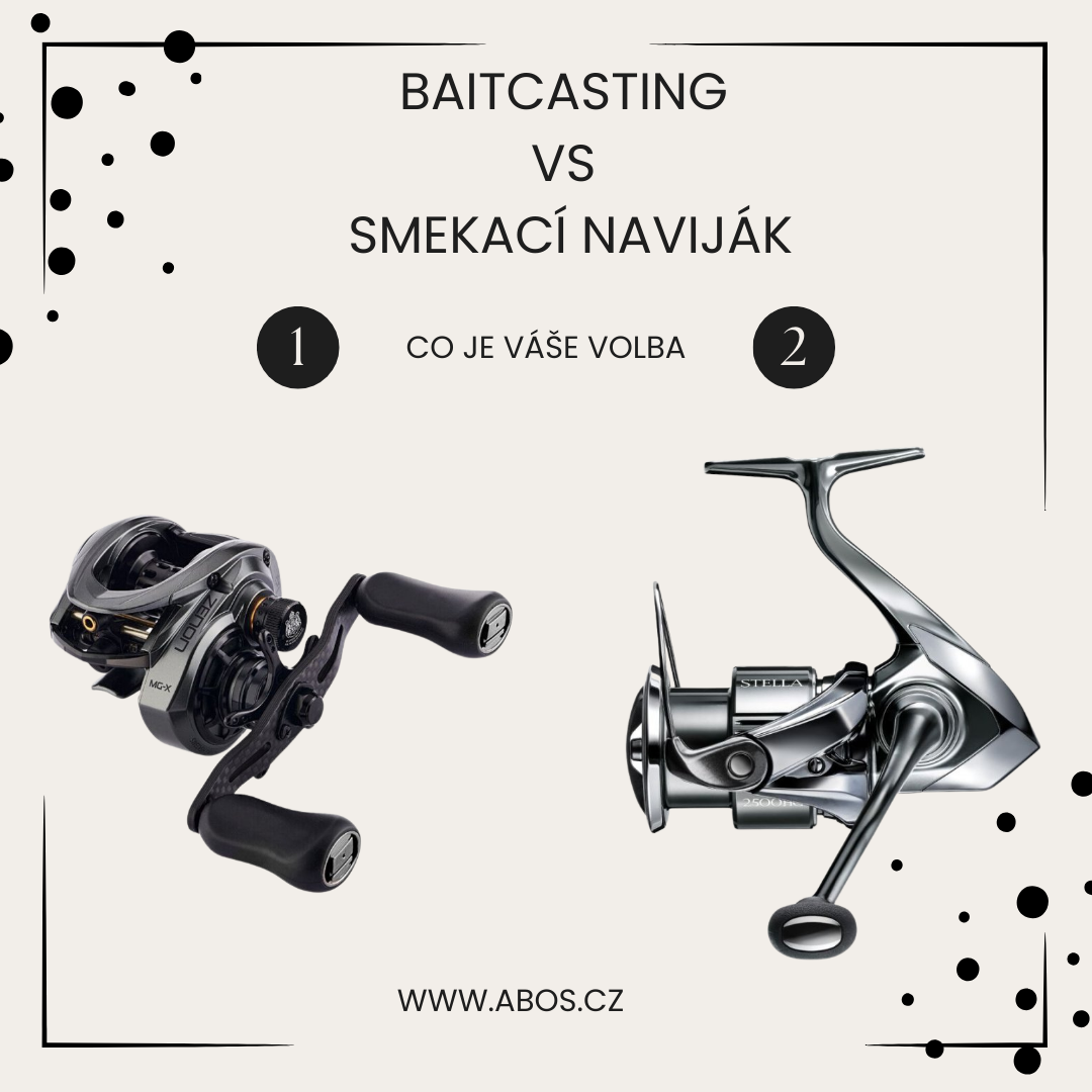 Baitcasting VS Smekací naviják