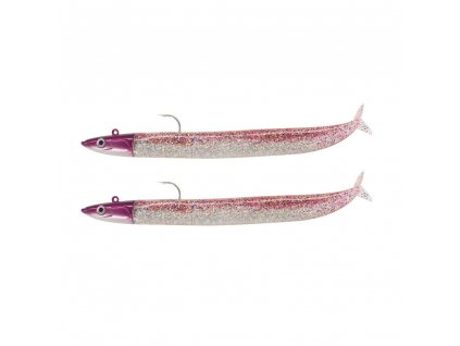 FIIISH Crazy Sand Eel 120 Double Combo Extra Deep 12cm 15g Purple Glitter