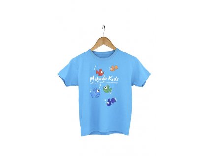 MIKADO T-Shirt with Overprint Kids 128 Blue