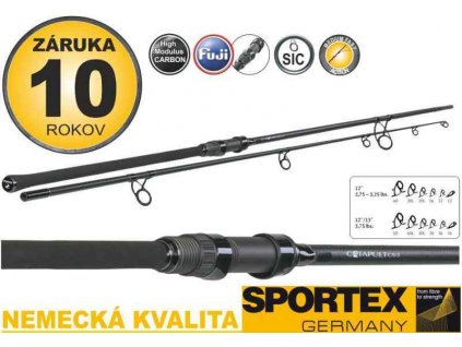 Kaprařský prut SPORTEX Catapult CS-3 Carp 2-díl 366cm / 3,00LB