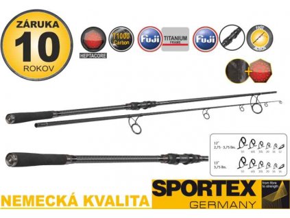 SPORTEX Kaprový prut Beyond Carp 2-díl 366cm / 2,75LB