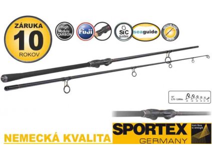 Kaprařský prut SPORTEX Invictus Boat 300cm 2,75LB