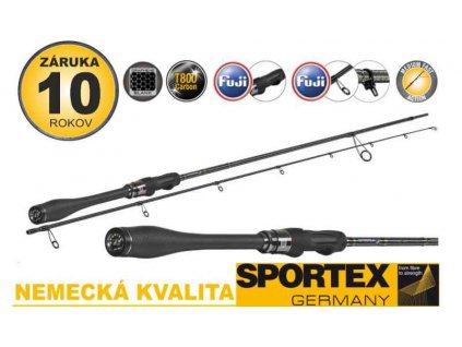 SPORTEX Přívlačový prut TiBoron Extend Spin-Carbon 270cm / 60g