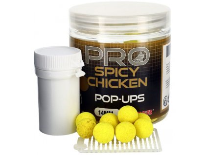 STARBAITS Pro Spicy Chicken Boilie plovoucí 60g 14mm