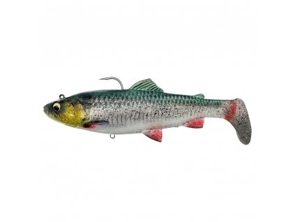 SAVAGE GEAR Gumová Nástraha 4D Rattle Trout 17cm 80g Green Silver