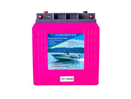 Lithiová baterie ZK 12V/100Ah + nabíječka 10A  5,90kg