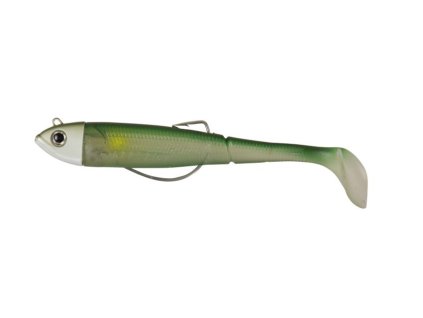 DAM Effzett Gumová Nástraha Kick-S Minnow Weedless Paddle Tail 15cm Jig 55g Ayu