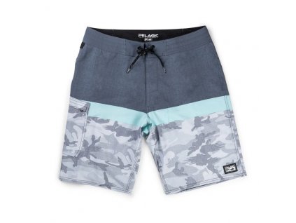 PELAGIC Blue Water Boardshorts Fish Camo Grey