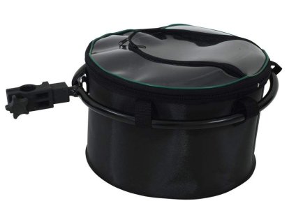 SENSAS EVA miska s víkem 32cm + držák na nohu 25mm