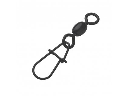 MADCAT Stainless Swivel With Egg Snap Black