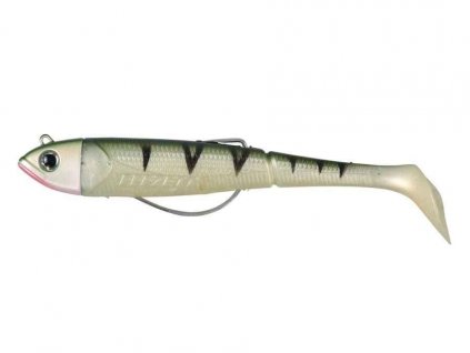 DAM Effzett Gumová Nástraha Kick-S Minnow Weedless Paddle Tail 9cm Jig 12g Perch