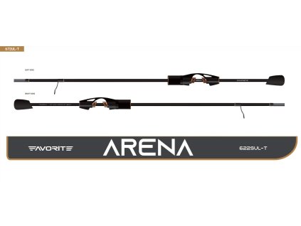 FAVORITE Arena ARN1-672UL-T 2.01m 1.5-4.5g 2.5-5lb Fast