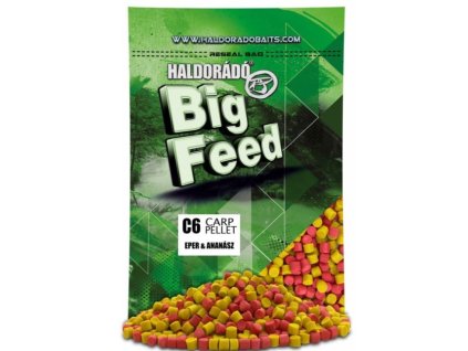 HALDORADO Big Feed C6 Pellet Strawberry & Pineapple abos.cz