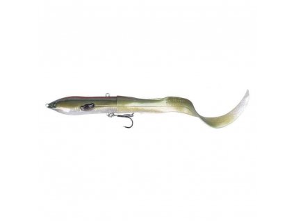 SAVAGE GEAR 3D Hard Eel Tail Bait 17cm 40g SS 10 Green Silver