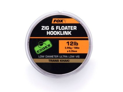 FOX Edges Zig & Floater Hooklink 12lb 0,28mm x100m