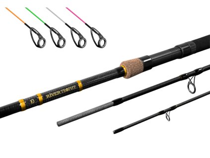 DELPHIN RIVER Trophy NXT + 4 špičky (Velikost 320cm/180g/3 díly)