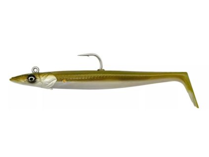 SAVAGE GEAR Gumová nástraha Sandeel V2 18cm 86g Khaki 2+1