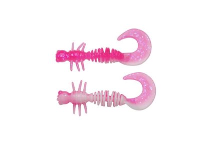 BERKLEY Gumová Nástraha PowerBait Power Curly 5,5cm 10ks Pink White