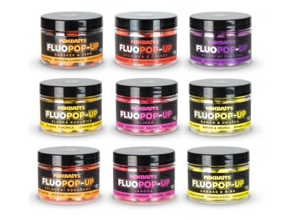 MIKBAITS Mini Plovoucí fluo boilie 100ml