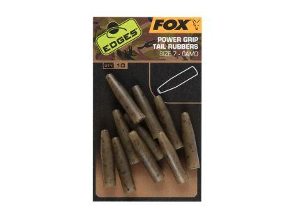 FOX EDGES Camo Powergrip Tail Rubbers Size 7