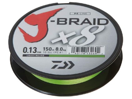 DAIWA J-Braid X8 Chartreuse 150m