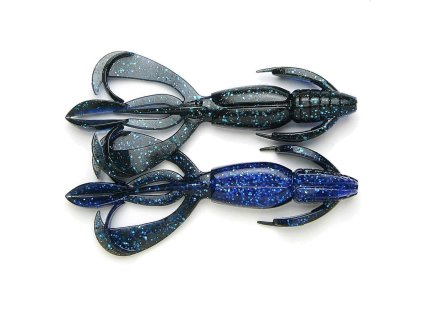 KEITECH Gumová Nástraha Crazy Flapper 3,6" 9cm Black Blue