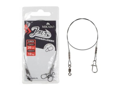 MIKADO JAWS Titanium Light Leader 35cm