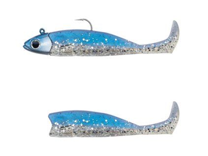 FIIISH Nástraha Master Shad No.4 Combo+Body 10cm 15g Medium Head Blue Strike