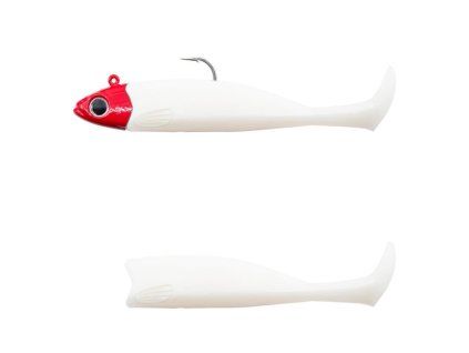 FIIISH Nástraha Master Shad No.3 Combo+Body 7,5cm 6g Medium Head White Coco / Red
