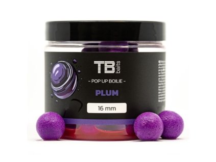 TB BAITS Boilie Pop-Up Plum + NHDC 65g