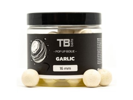 TB BAITS Boilie Pop-Up White Garlic + NHDC 65g