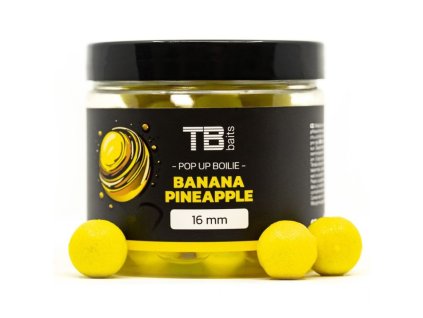 TB BAITS Boilie Pop-Up Yellow Banana Pineapple + NHDC 65g