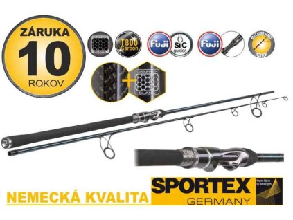 SPORTEX Kaprový prut Graphenon Carp Boat 2-díl 300cm / 2,75LB