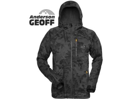 Bunda HOODY3 GEOFF ANDERSON Black/leaf L (Variant L)