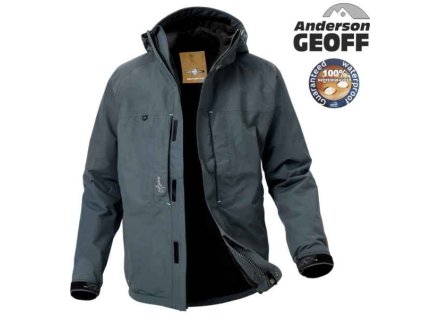 Bunda GEOFF ANDERSON Barbarus Asim tmavě šedá L (Variant L)