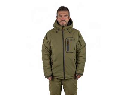 Mikbaits funkční oblečení - Zateplená bunda Thermo exclusive zelená 4XL (VELIKOST 4XL)