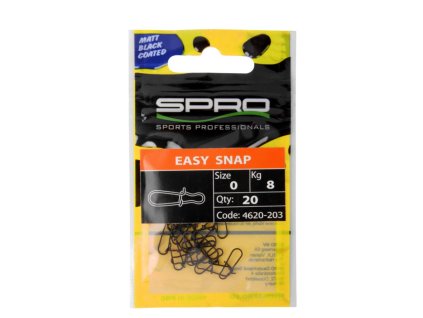 SPRO Matte Black Easy Snap