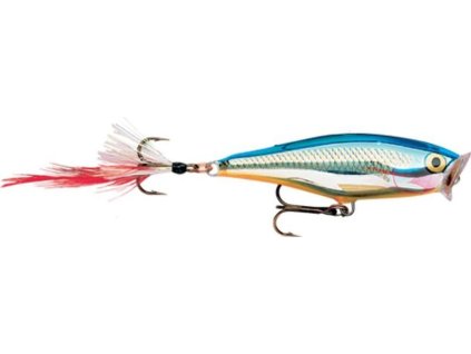RAPALA Skitter Pop Top Water Fresh Silver Blue