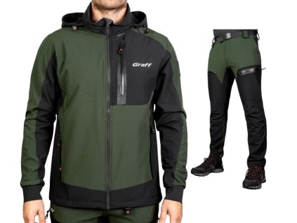 GRAFF Softshell Set 561-S/761-S Dark Green
